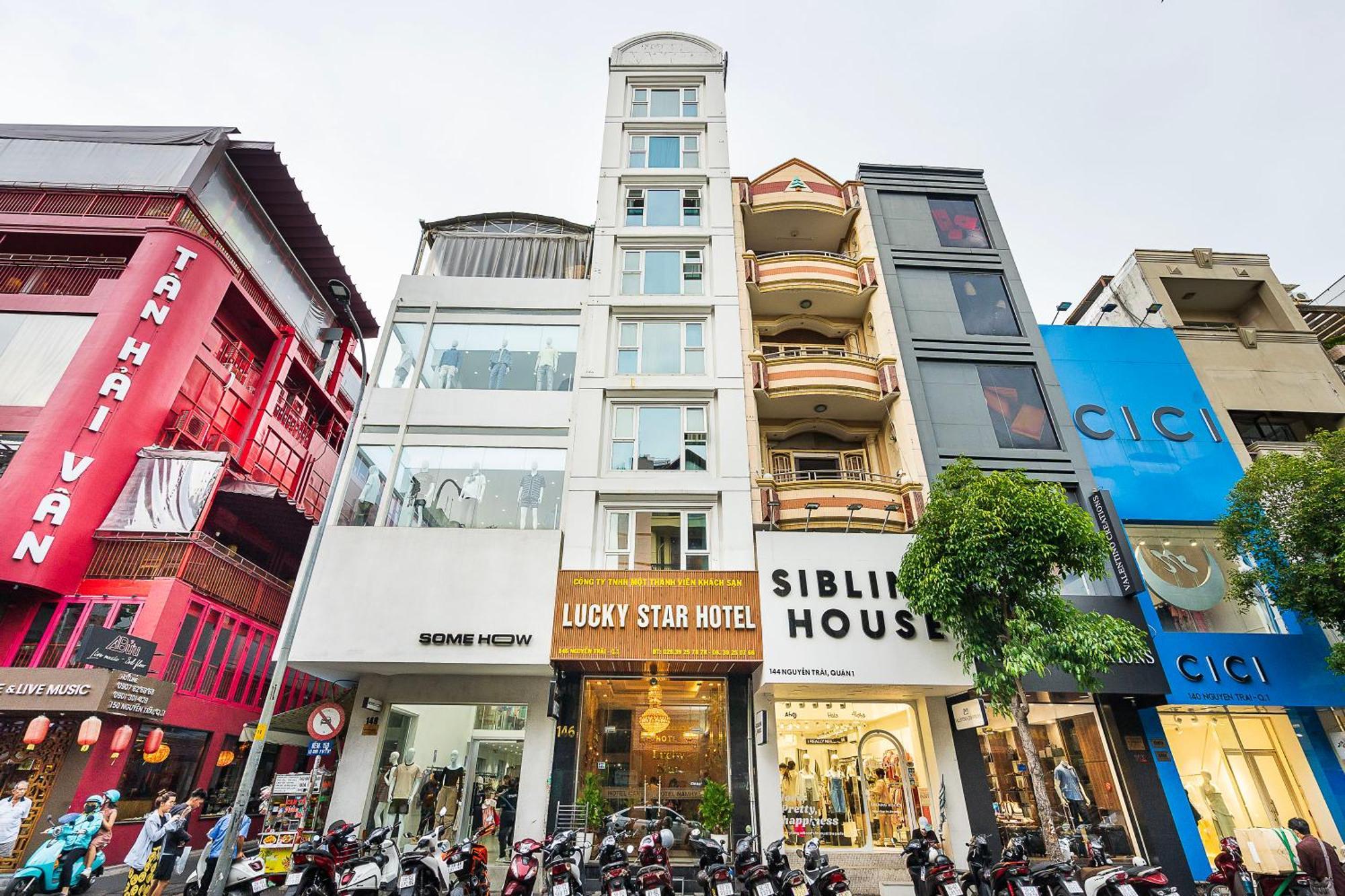 Lucky Star Hotel 146 Nguyen Trai Хошимин Екстериор снимка