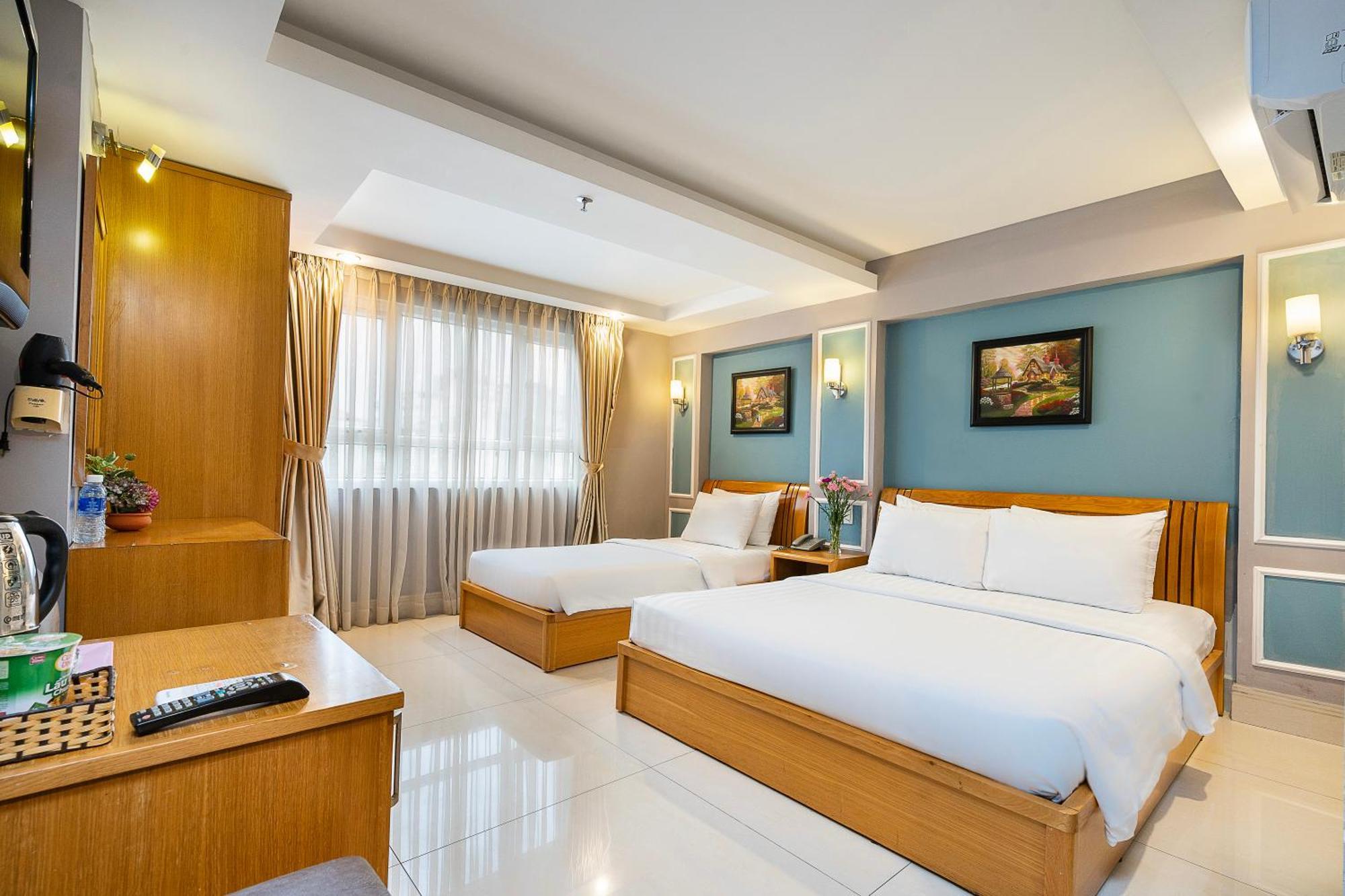 Lucky Star Hotel 146 Nguyen Trai Хошимин Екстериор снимка
