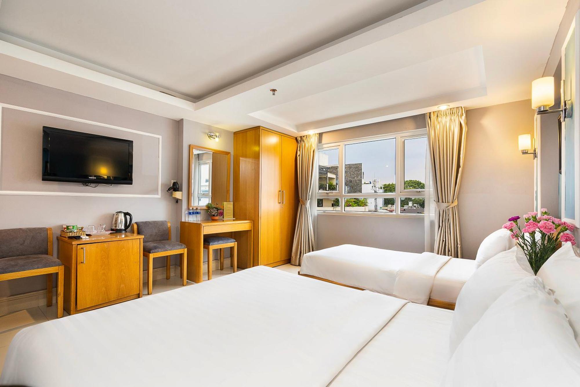 Lucky Star Hotel 146 Nguyen Trai Хошимин Екстериор снимка