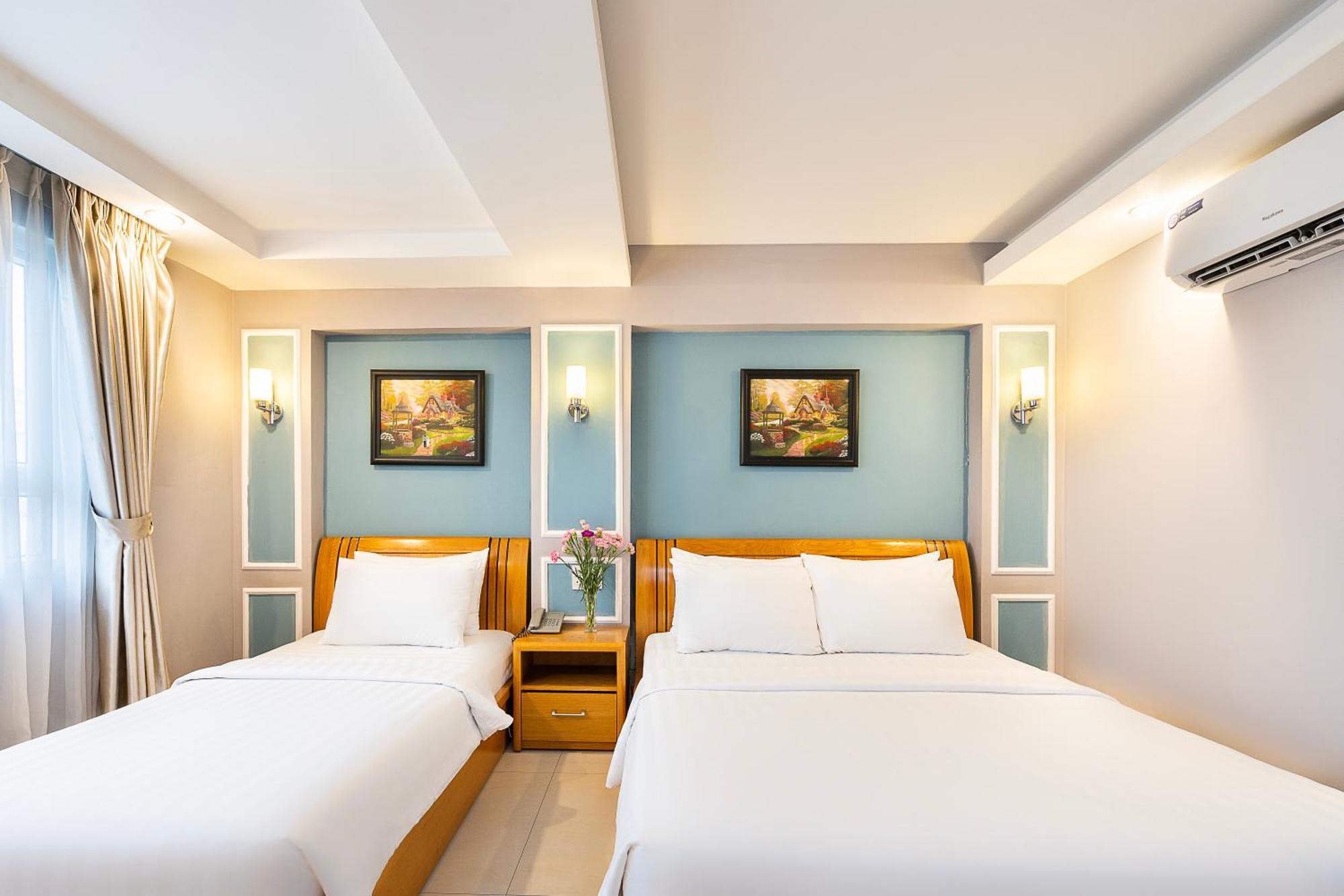 Lucky Star Hotel 146 Nguyen Trai Хошимин Екстериор снимка